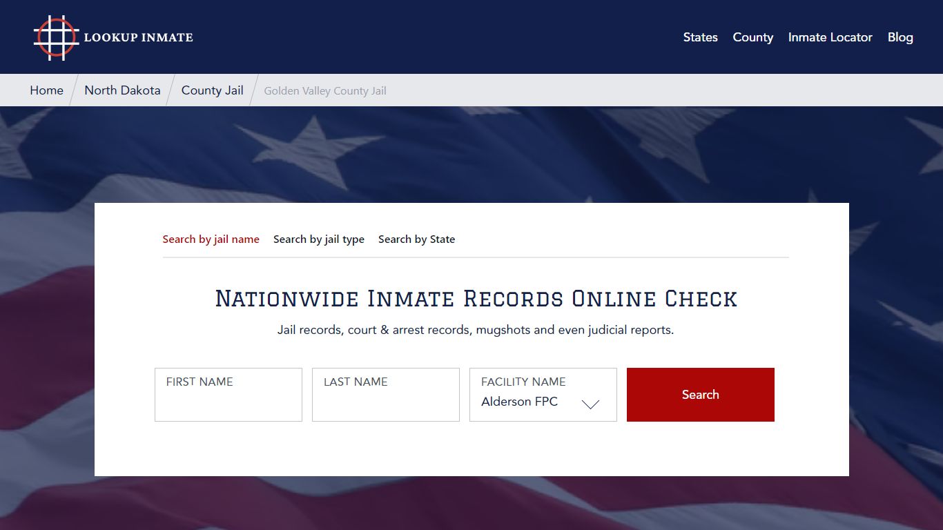 Golden Valley County Jail, North Dakota Inmate Search